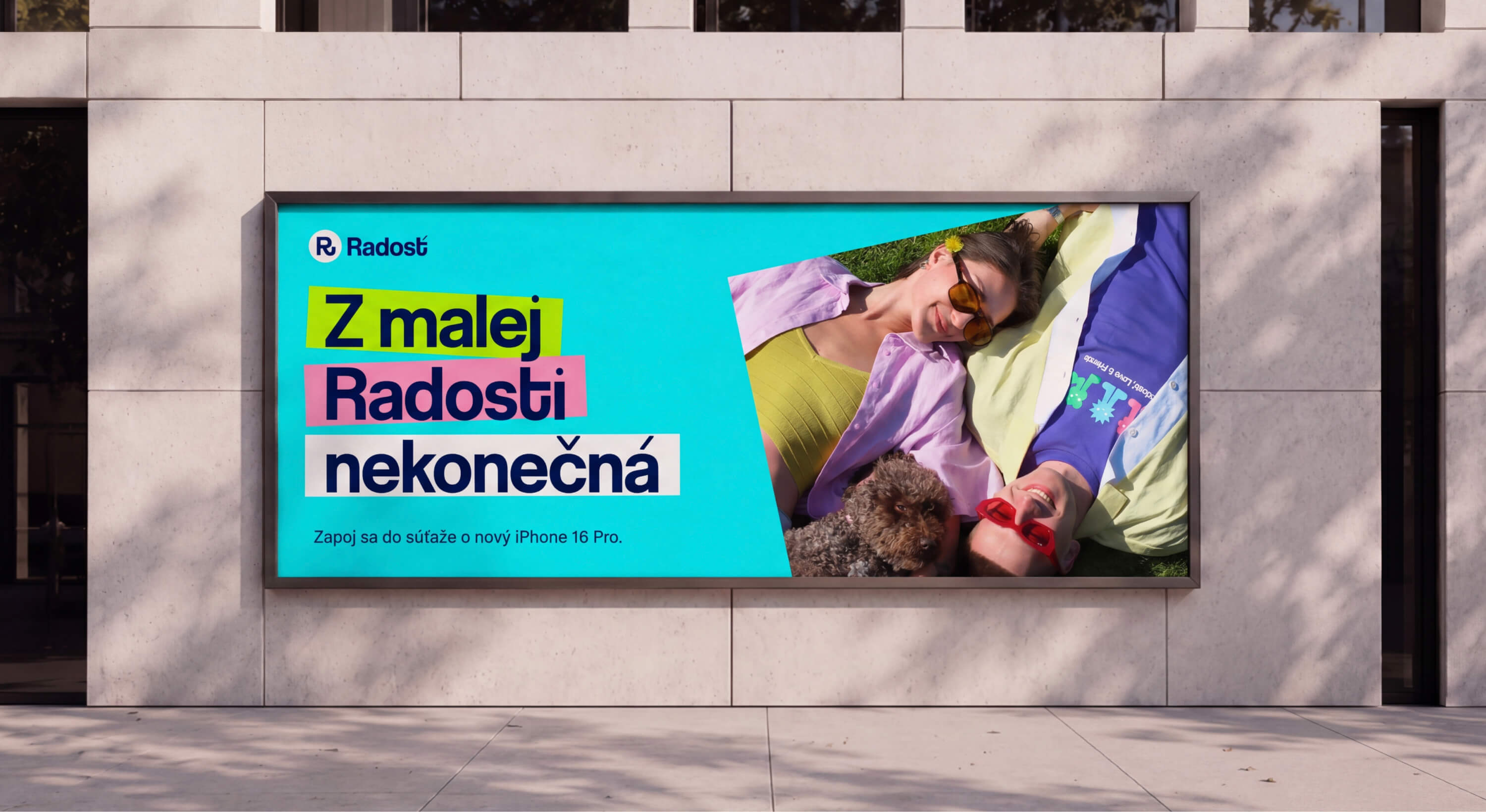 Radosť Digital - Redizajn vizuálnej identity, webdizajn, app dizajn, UX